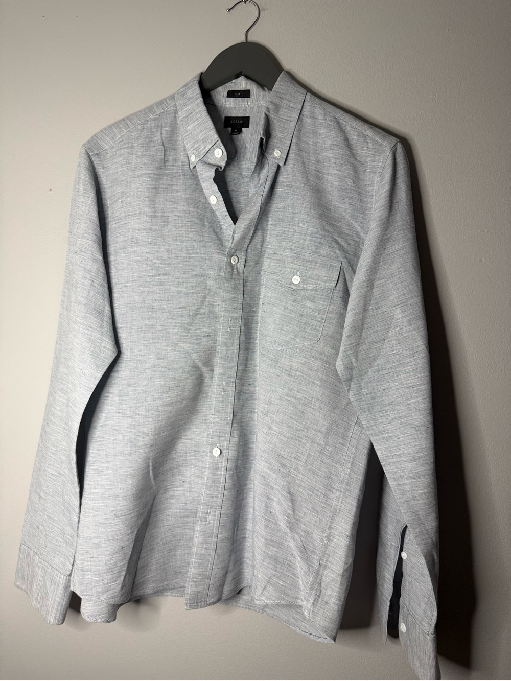 J. Crew Light Gray Button-Down Shirt